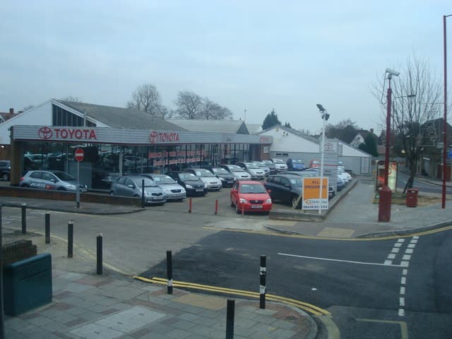Car dealership on Sidcup High Street