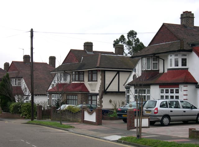 Housing on the New Eltham edge of Sidcup